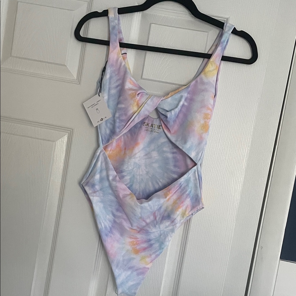 Skatie “Chloe” Pastel Tie-Dye Swimsuit